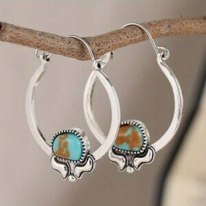 Sundance Silver and Turquoise Earrings
